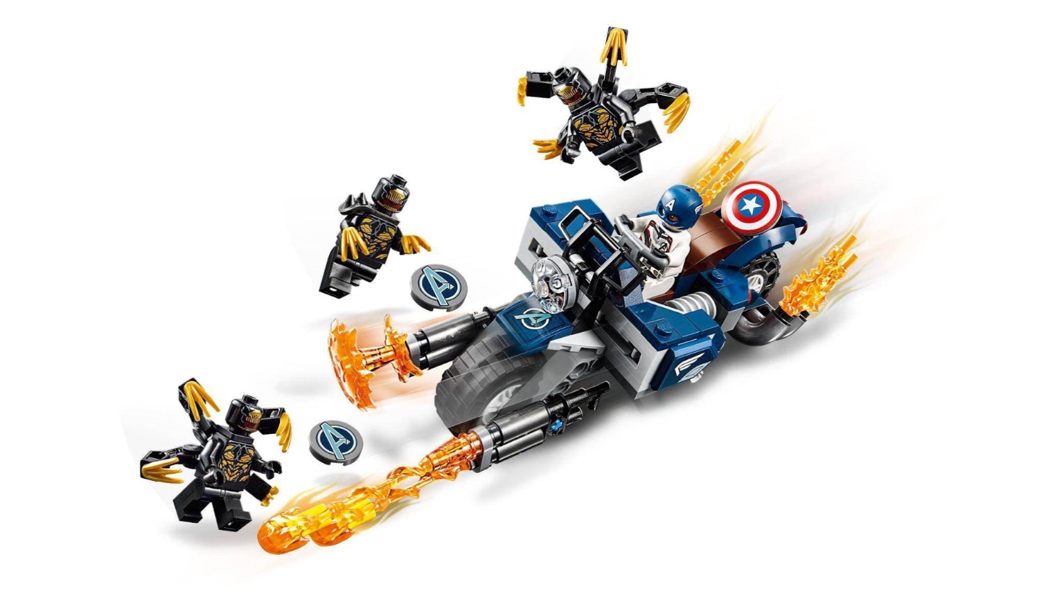 Lepin 07119 Captain America: Outriders Attack 188pcs