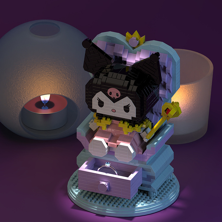 Gejia 6066 - Sanrio - Kuromi & Throne 1256pcs