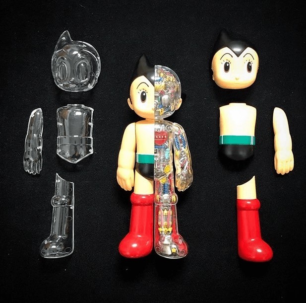 Astro Boy Mechanical Clear Version Alloy Figure by Tokyo Toys