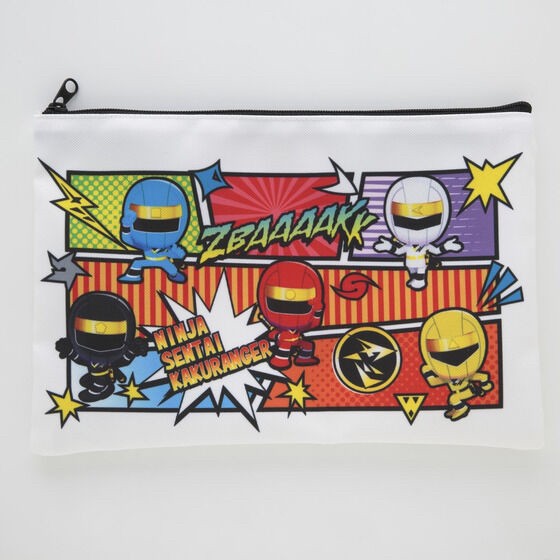 PRE-ORDER : Ninja Sentai Kakuranger Deformed Mini Pouch