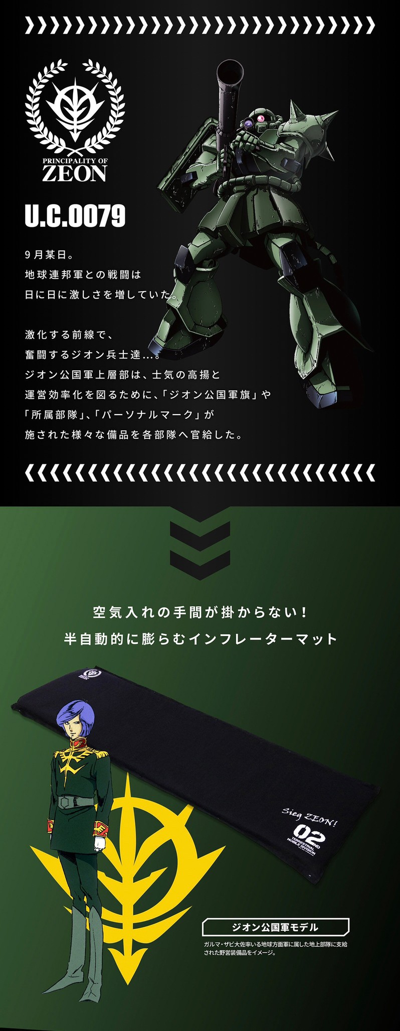 PRE-ORDER : Mobile Suit Gundam Inflator Mat