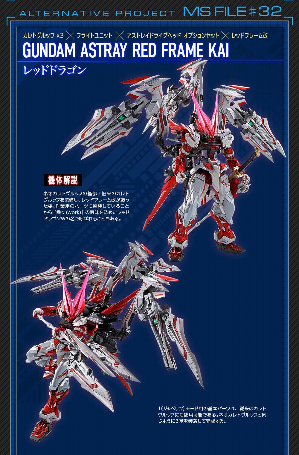 Metal Build - Gundam Astray Red Dragonics by Premium Bandai (Lot JP มีกล่องน้ำตาล)