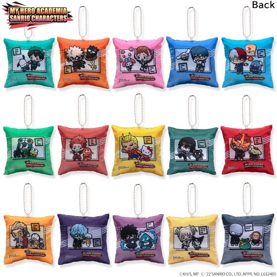 PRE-ORDER : My Hero Academia x Sanrio Characters Mini Cushion Charm (15 random types)