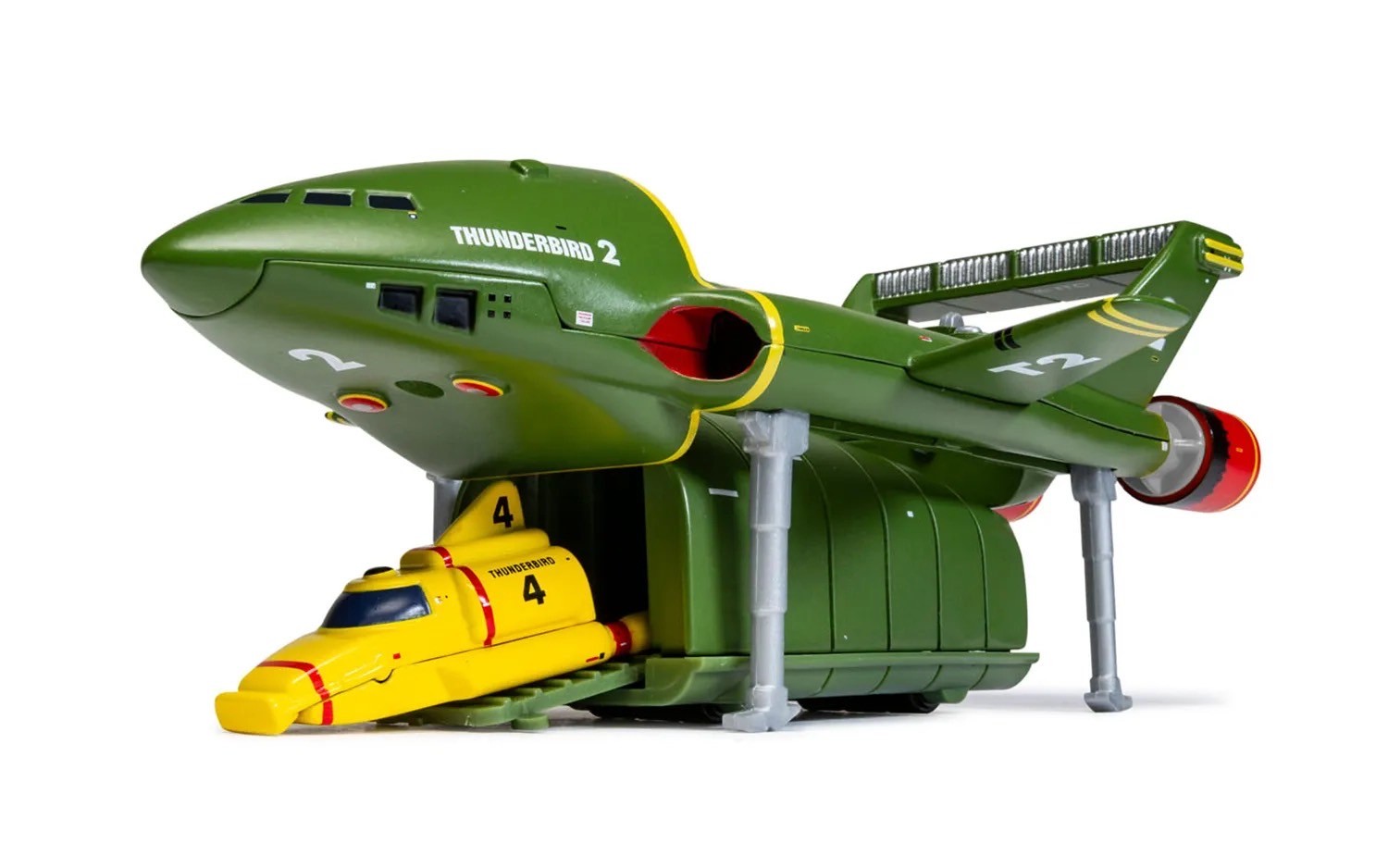 Pre-order : Thunderbirds F.A.B. Collection - Thunderbird 2 & 4 (60th Ver.) Die-Cast Aircraft Model by CORGI