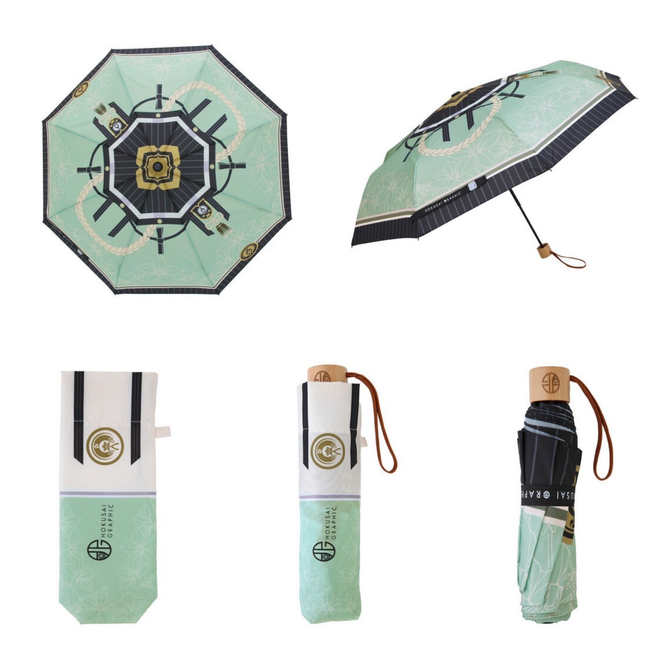 PRE-ORDER : Touken Ranbu ONLINE Hokusai Graphic Folding Umbrella vol.3
