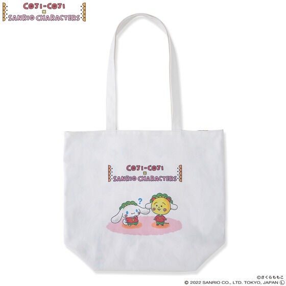 PRE-ORDER : Coji-Coji x Sanrio Characters Tote Bag (2 types)