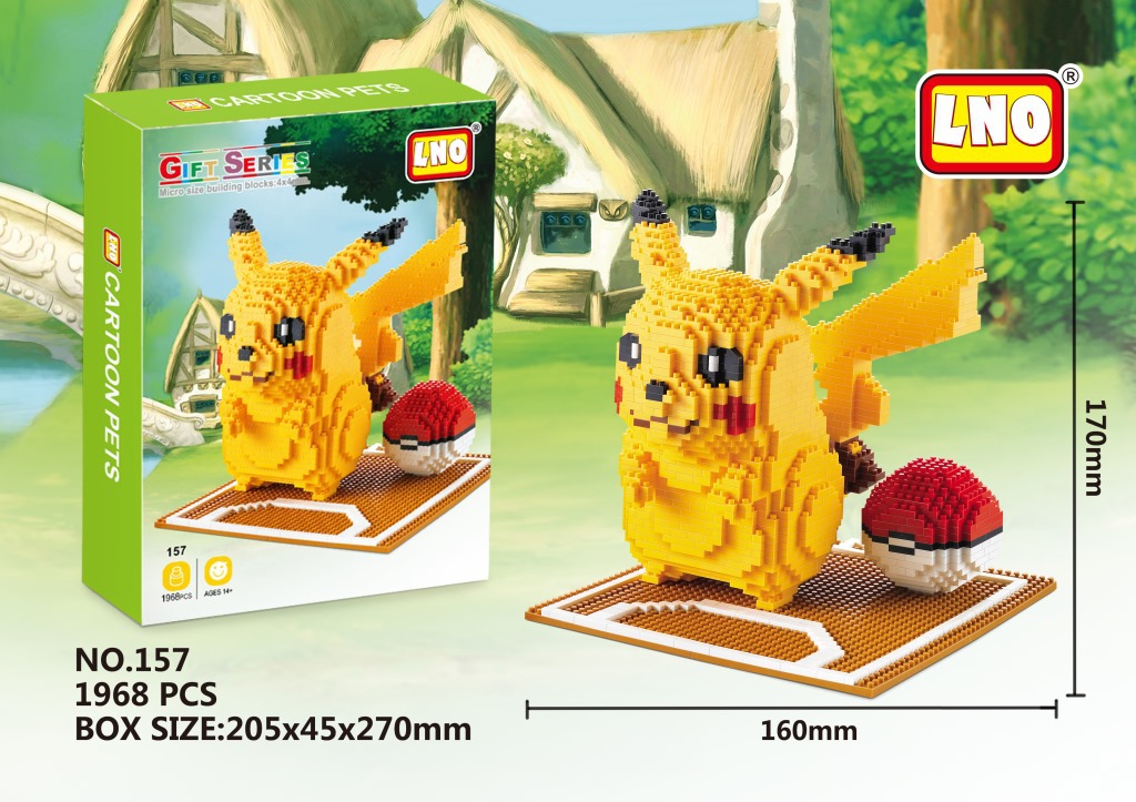 LNO 157 Pikachu 1756pcs
