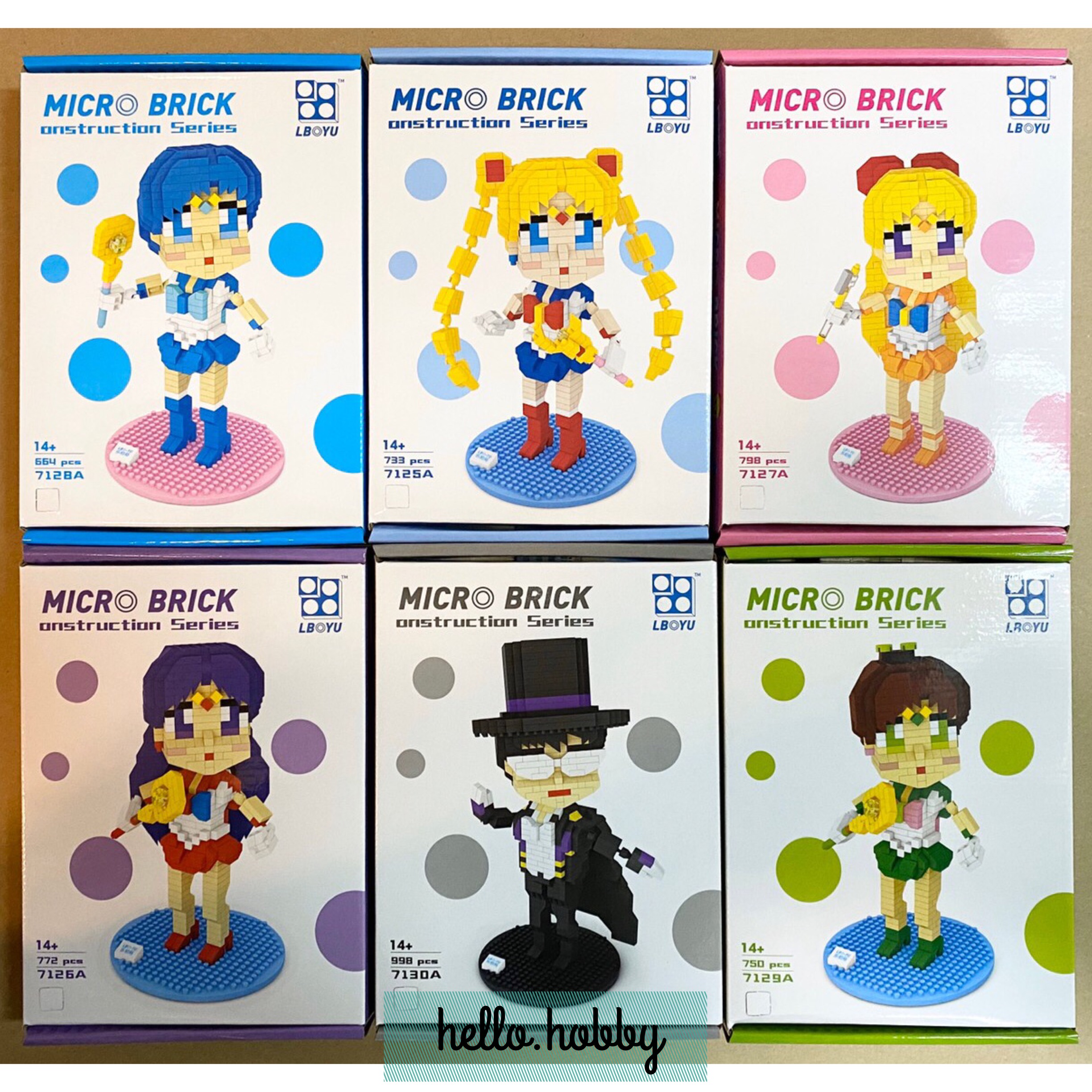 Boyu 7125-7130 Sailor Moon Set