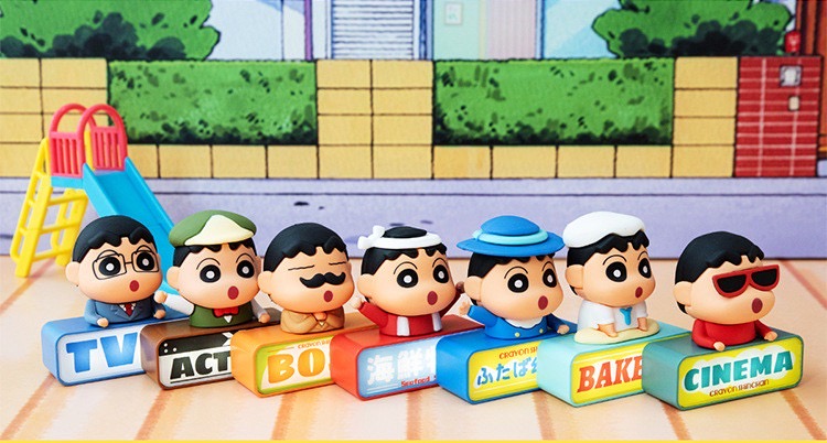 แม่เหล็กติดตู้เย็น มีไฟ ได้ 1ตัว Crayon Shinchan Experience Series Night Light Fridge Magnet by Maihe
