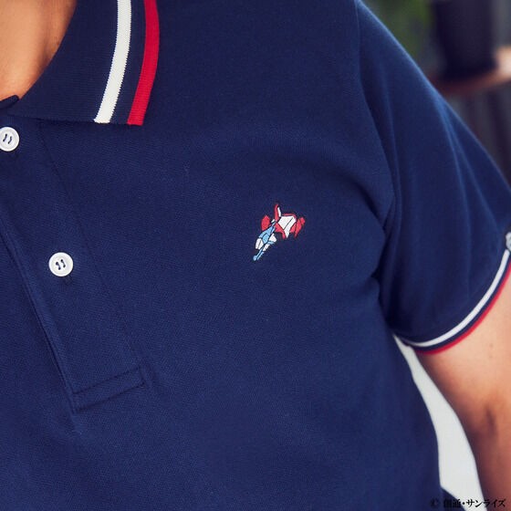 PRE-ORDER : STRICT-G ZERO STAR "Mobile Suit Gundam" Polo Shirt Core Fighter