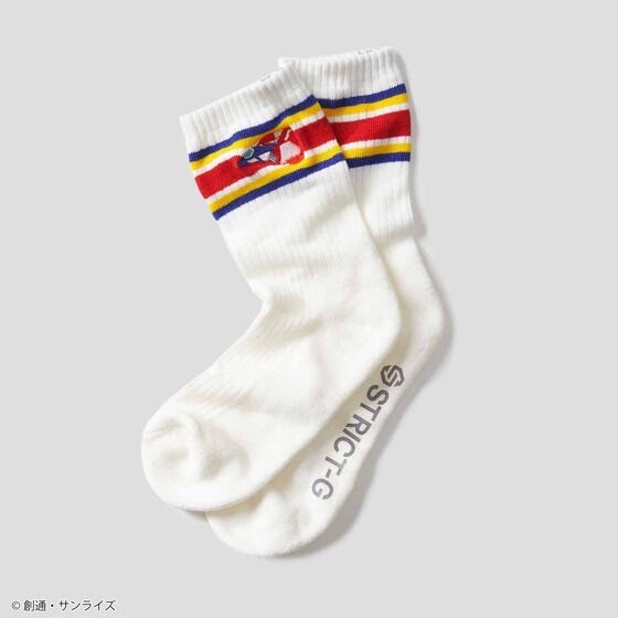 PRE-ORDER : STRICT-G graniph "Mobile Suit Gundam" Mid Socks