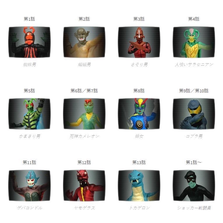 Gashapon - HG Kamen Rider Special Gashapon (Set of 12) by Bandai