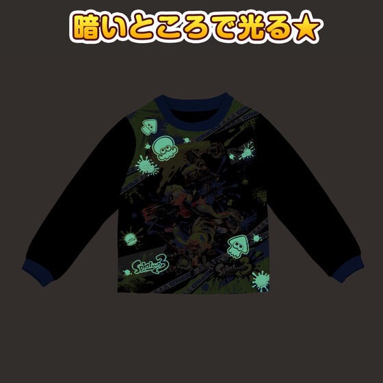 PRE-ORDER : Splatoon 3 Glowing Cardboard Knit Pajamas 22AW