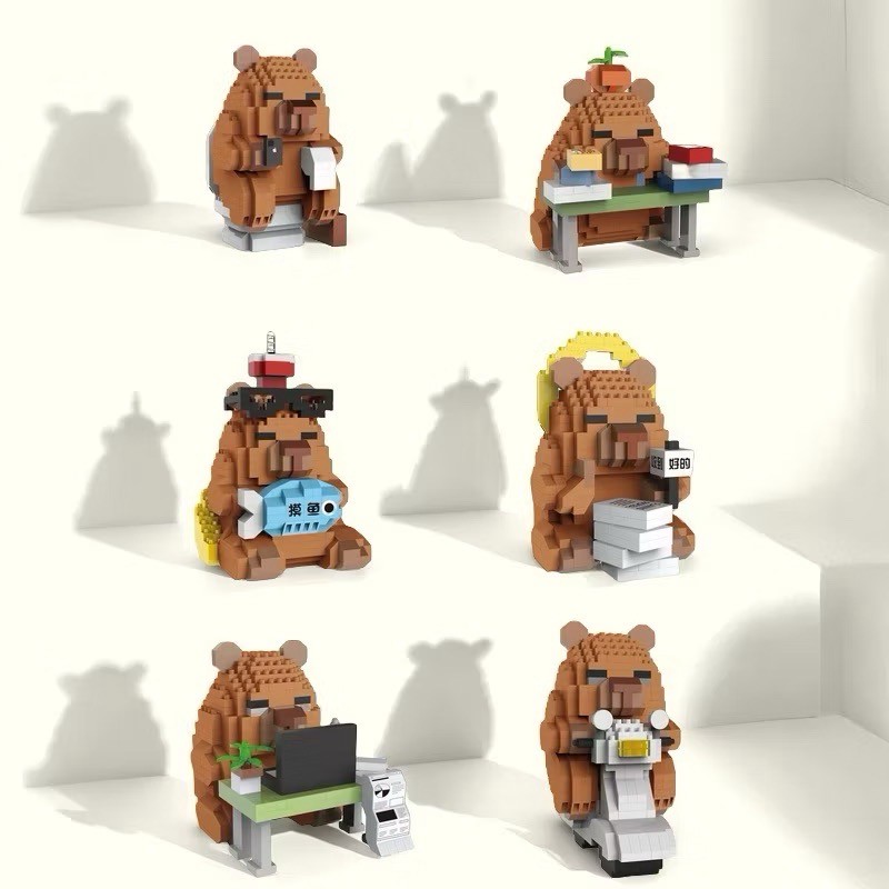 Biqikingdom - MZ 180-185 Daily Life Of Capybara