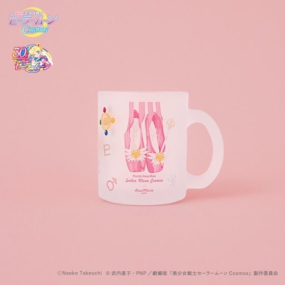 PRE-ORDER : Movie version "Sailor Moon Cosmos" x RoseMarie seoir Collaboration Glass Mug