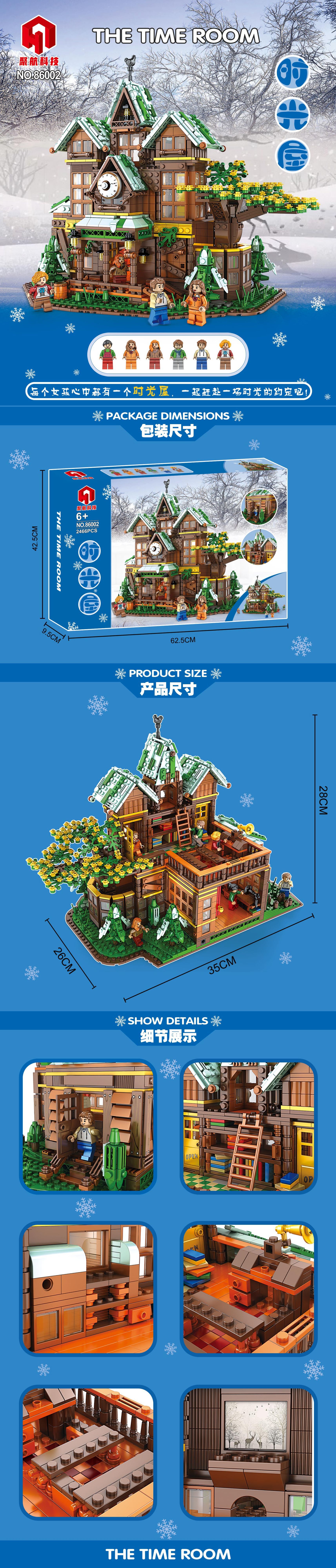 86002 Tree House 2466pcs