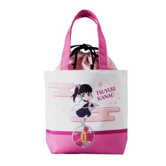 PRE-ORDER : Kimetsu no Yaiba Slightly Nokkari Mini Character Drawstring Tote Bag