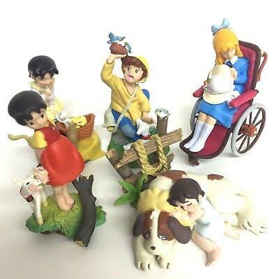 กาชาปอง Kaiyodo Movic K&M Mini Vignette Series The World Masterpiece Theater: Heidi, A Girl of the Alps Gashapon (Set of 5) by Kaiyodo