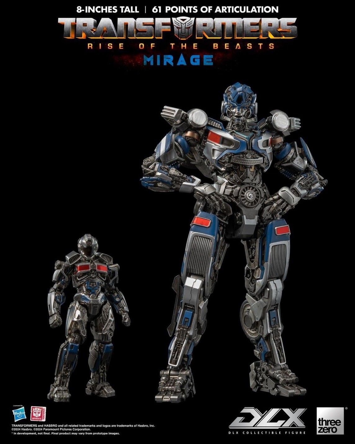 Pre-order : Transformers: Rise of the Beasts DLX Mirage Action Figure by ThreeZero