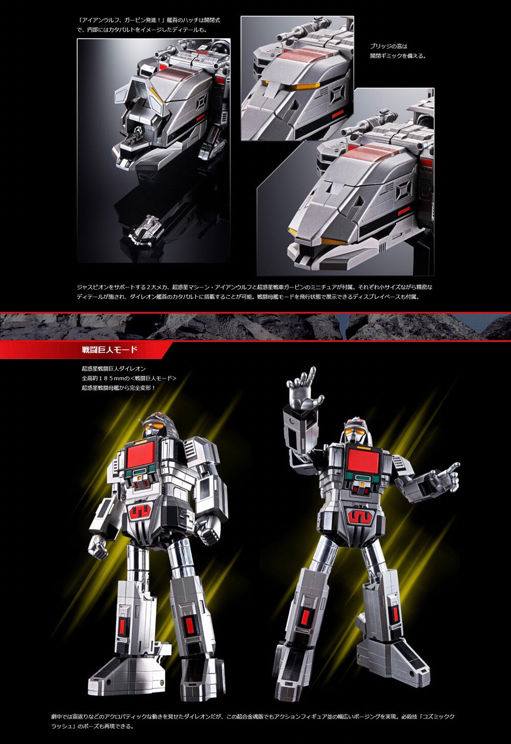 Soul Of Chogokin GX-97 Daileon by Bandai (Lot JP มีกล่องน้ำตาล)