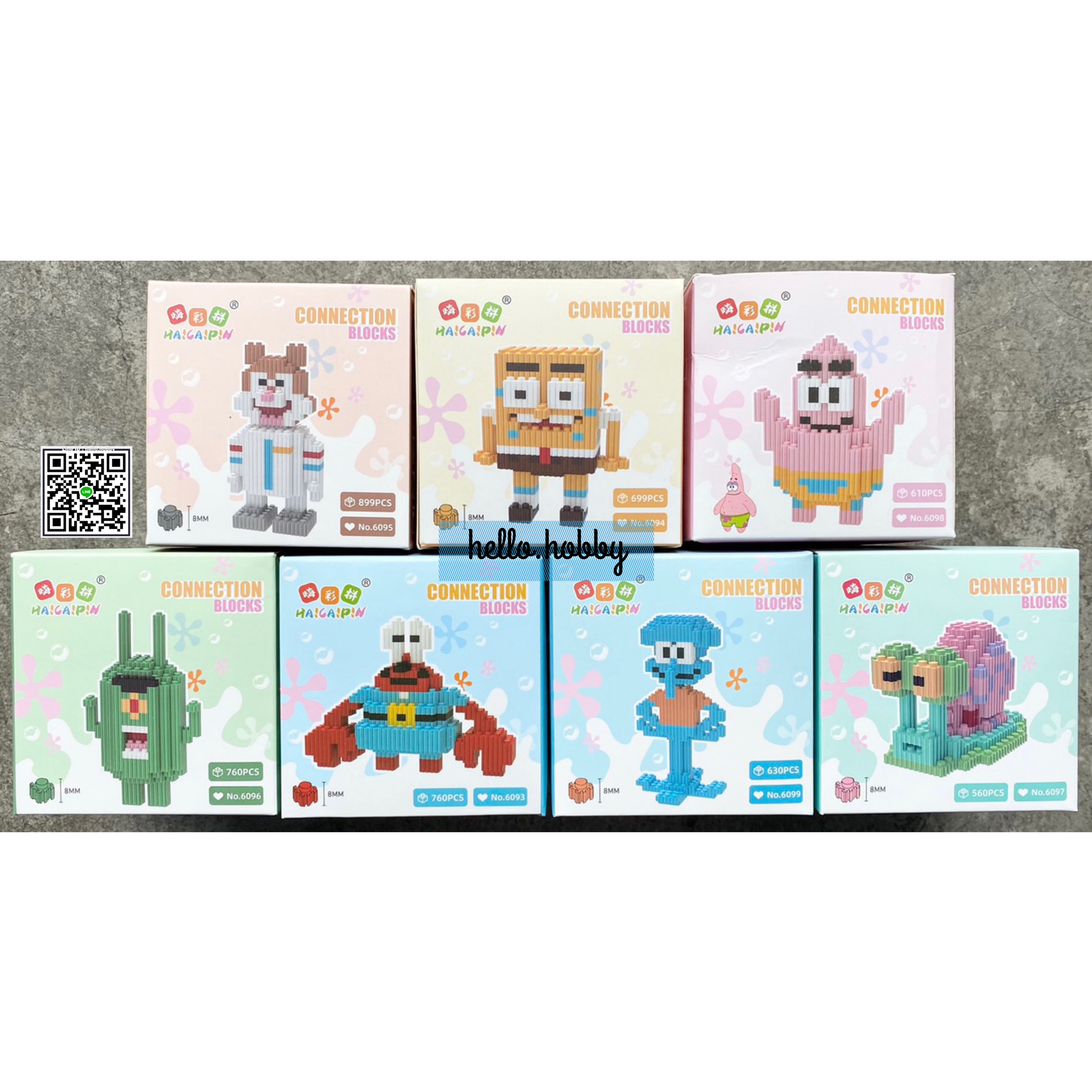 Haicaipin 6093 - 6099 Spongebob SquarePants