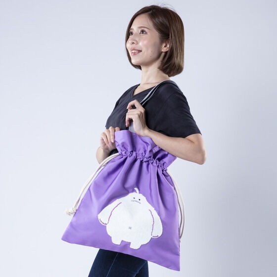 PRE-ORDER : Ohsama Sentai King-Ohger Moffun Sagara Embroidery Drawstring Tote Bag