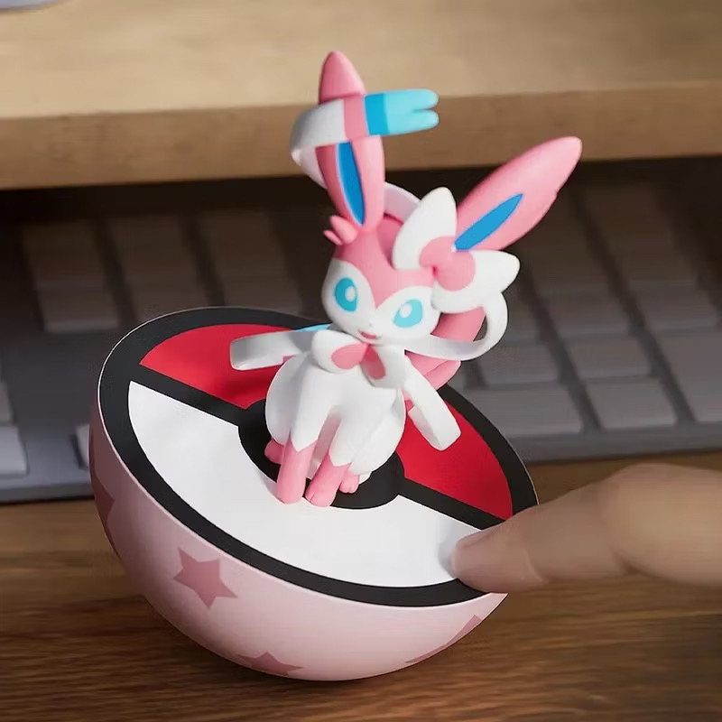 โมเดล ตุ๊กตาล้มลุก Pokemon - Swing Ball - Row Sitting Tumbler Series by Langbowang