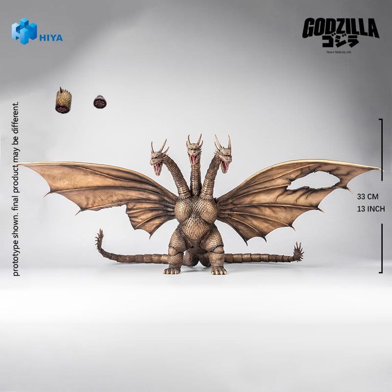 Pre-order : EXQUISITE BASIC Series Godzilla vs. King Ghidorah (1991): King Ghidorah Battle Damaged Ver. Action Figure by Hiya Toys