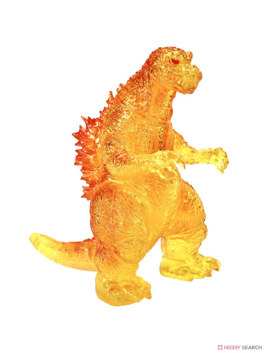 Godzilla - CCP Middle Size Series Godzilla EX Vol.4 Godzilla (2001) Clear Orange Ver. Soft Vinyl (Lot JP) by CCP