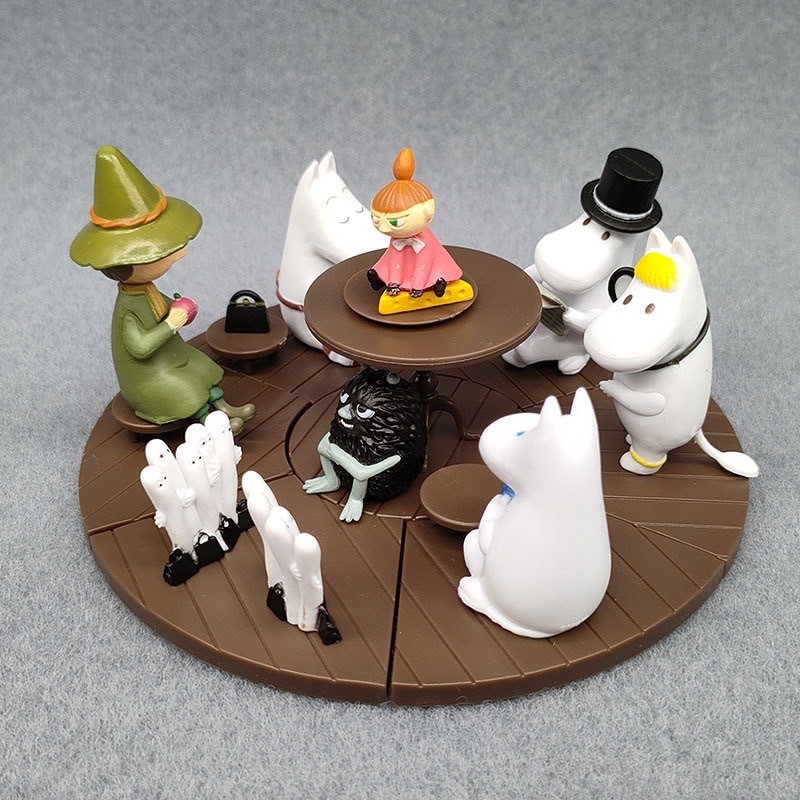 Moomin Valley - Round Table by Taito (Set of 8)