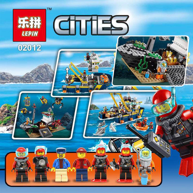 Lepin 02012 Deep Sea Exploration Vessel 774pcs