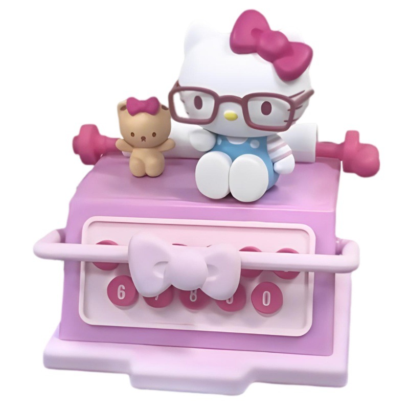 น้ำหอมติดรถ Sanrio - Hello Kitty 50th Anniversary Car Aromatherapy Printer Parking Number Plate by Holy Box