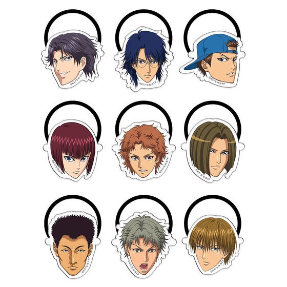 PRE-ORDER : [New Prince of Tennis The Prince Goes Abroad Highlights] Accessory Rubber Collection Complete Set