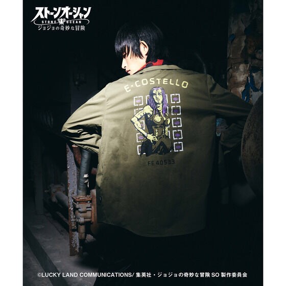 PRE-ORDER : JoJo's Bizarre Adventure: Stone Ocean [glamb] E・Costello shirt