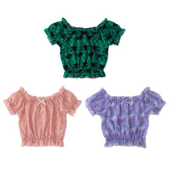 PRE-ORDER : Demon Slayer: Kimetsu no Yaiba Relaxing Wear Series Off-shoulder Tops