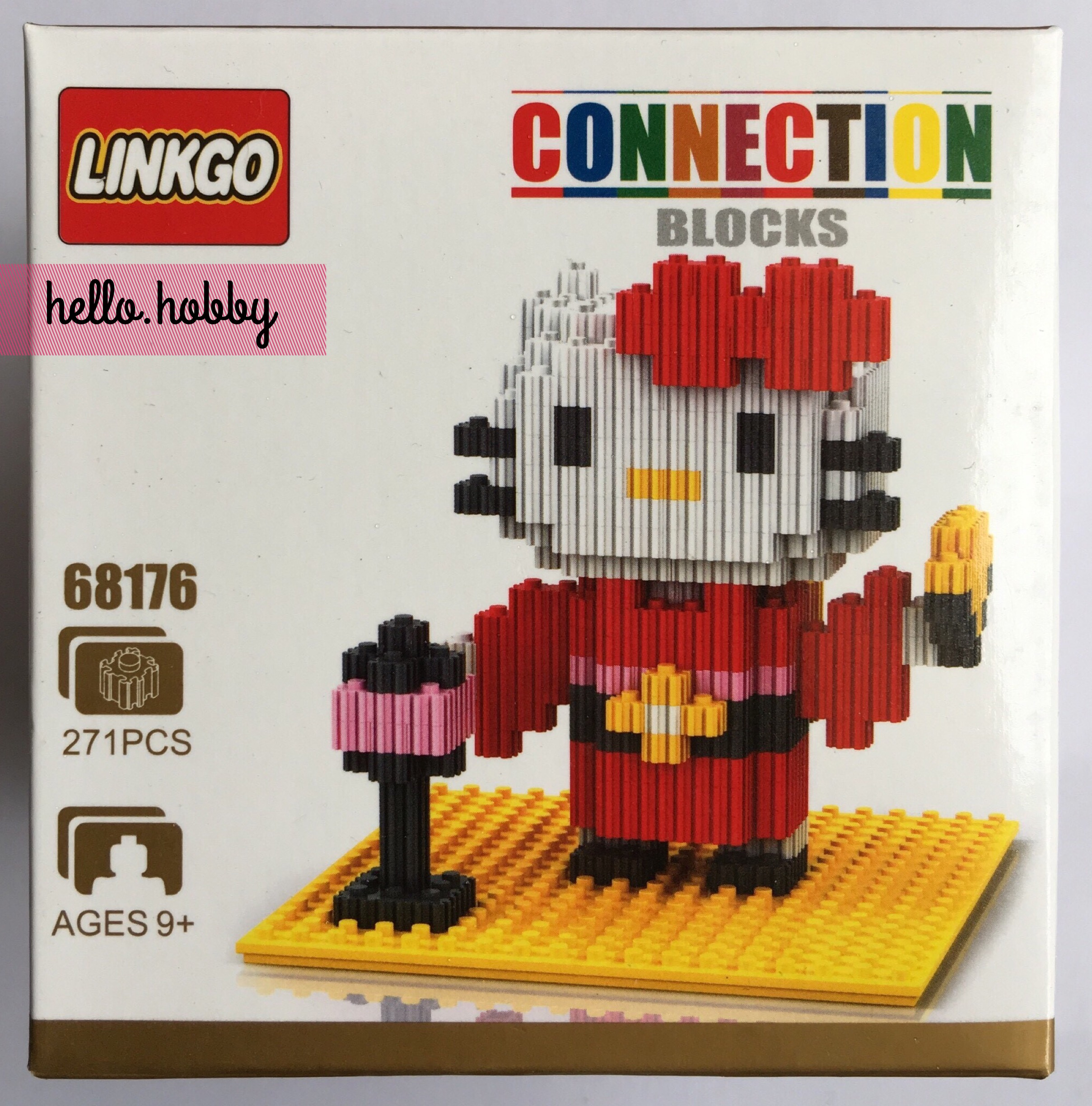 Linkgo 68176 Hello Kitty in Kimono 271pcs (แบบเฟือง)