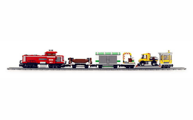 Lepin 02039 Red Cargo Train 898pcs
