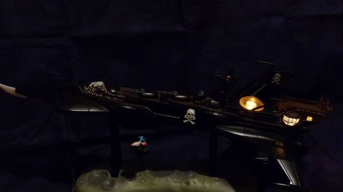 SGM-20 Space Pirate Captain Harlock Arcadia Black ver. by Aoshima (Miracle House) (ของใหม่เปิดเช็ค)