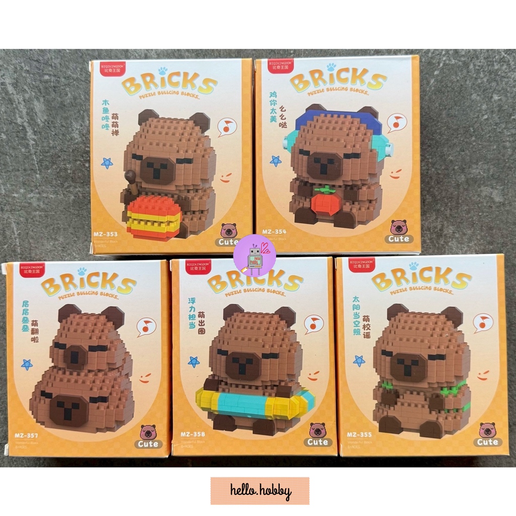 Biqikingdom MZ 353 - 358 Capybara