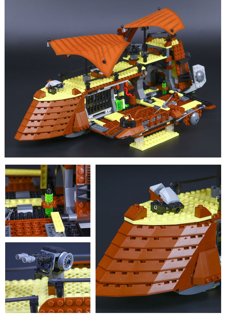 Lepin 05090 Star Wars Jabba's Sail Barge 821pcs