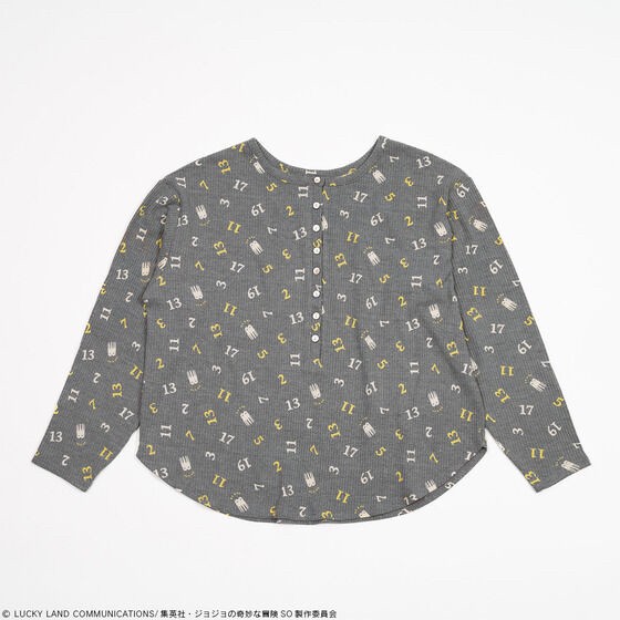 PRE-ORDER : ONOFFY FREE × JoJo's Bizarre Adventure: Stone Ocean Total Pattern Tops