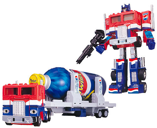 Pepsi Convoy (Optimus Prime) by Takara