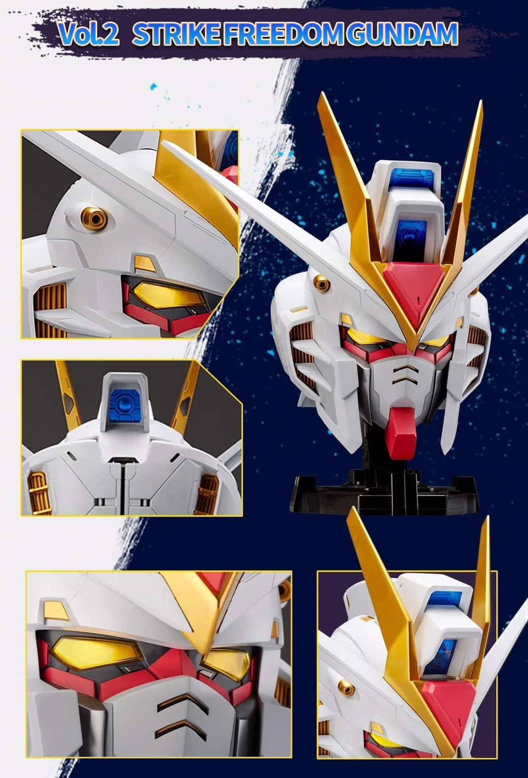 Pre-order : BN Head Collection Vol.2 Strike Freedom Gundam