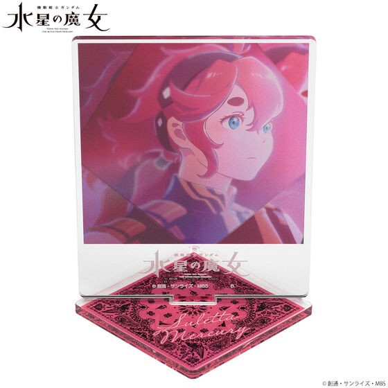PRE-ORDER : Mobile Suit Gundam The Witch from Mercury Bandana Pattern Series Acrylic Stand