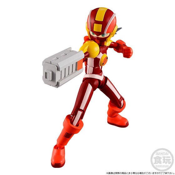 PRE-ORDER : SMP Kit Makes Pose MEGA MAN BATTLE NETWORK STYLE CHANGE HEAT GUTS & WOOD SHIELD SET