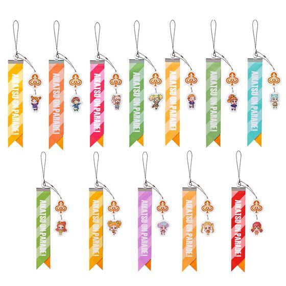 PRE-ORDER : AIKATSU! STYLE for Lady SD Ribbon Strap with Charm Pop Set