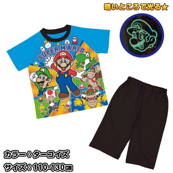 PRE-ORDER : Super Mario Courage! Shining Pajamas
