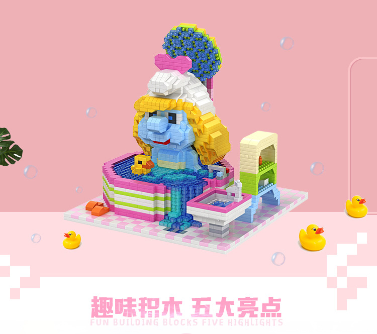 HC Magic 1042 The Smurfs Smurfette 2750pcs