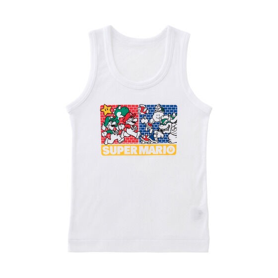 PRE-ORDER : Super Mario Water Absorption Quick Dry Milling Sleeveless Shirt 2-Pack 22SS