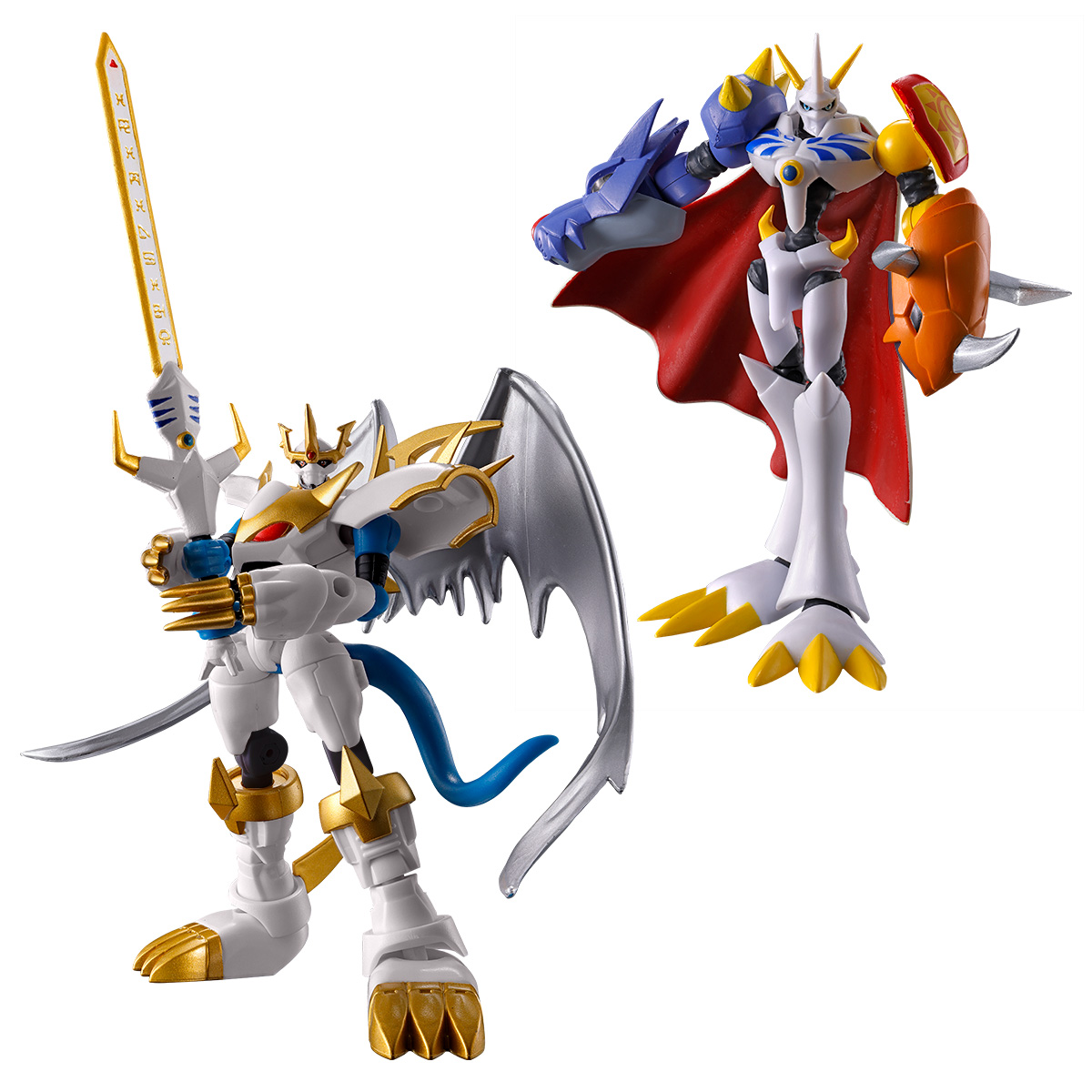 $ SHODO Digimon PB08 Imperialdramon Paladin Mode & Omegamon (PB)